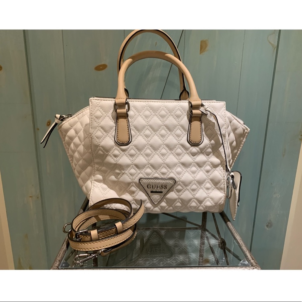 White Guess Purse